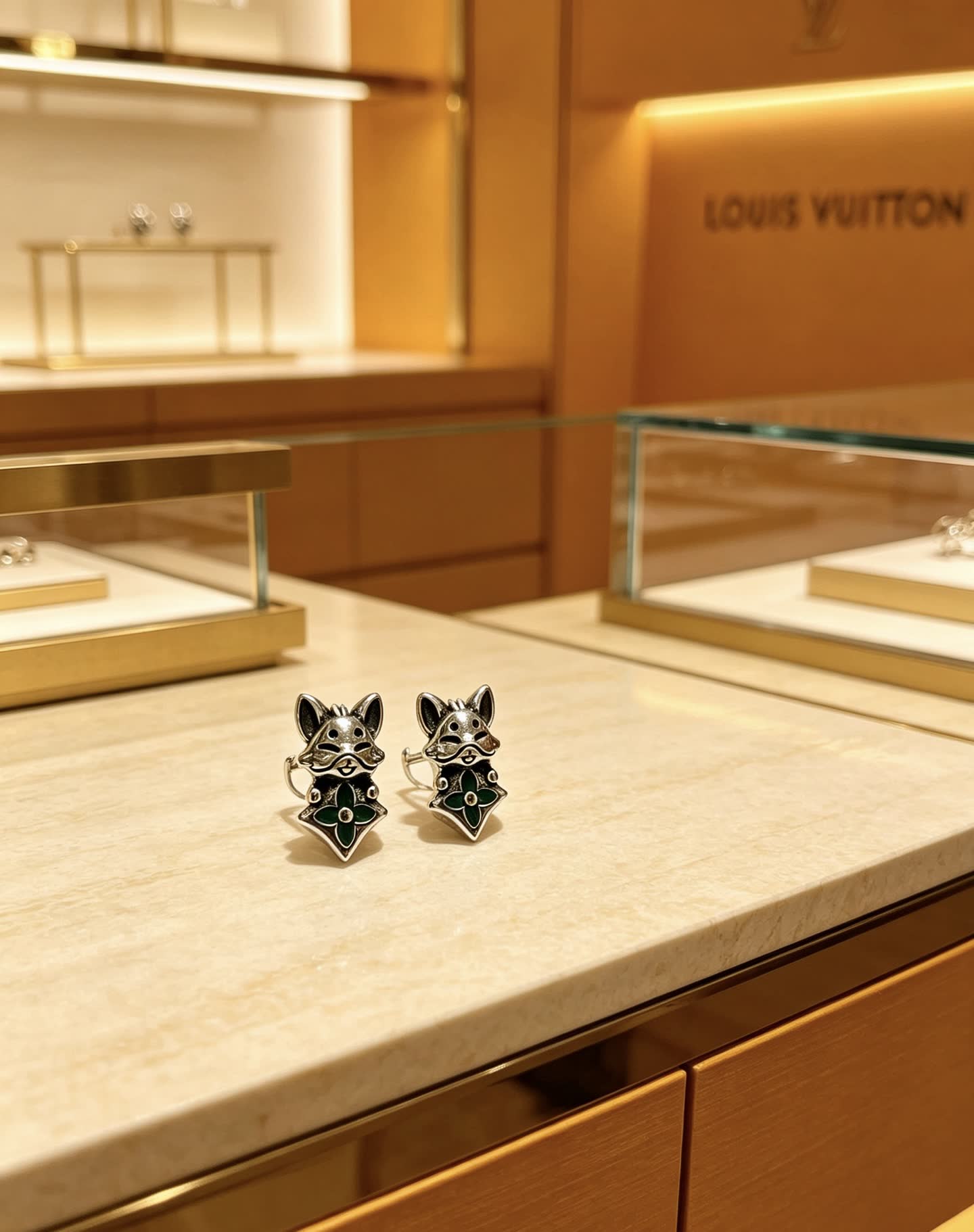 Louis Vuitton Fox Earrings